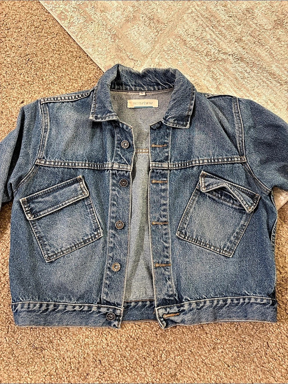 Coachella Denim Jacket Blue Like New
